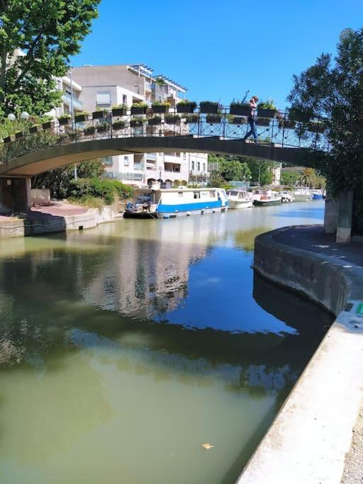 Appartement Avec Balcon, Bord Du Canal, Wifi. Narbonne Dış mekan fotoğraf