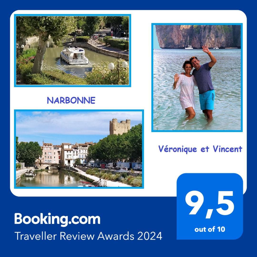 Appartement Avec Balcon, Bord Du Canal, Wifi. Narbonne Dış mekan fotoğraf